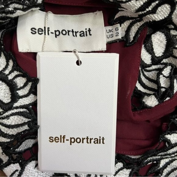 NWT Self Portrait Millie Dress Women Size 2 - Picture 7 of 9